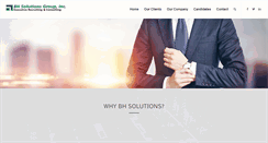 Desktop Screenshot of bhsolutionsgroup.com